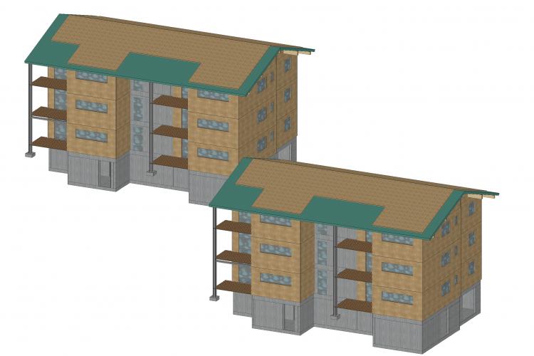 Immeubles en bois, Boécourt