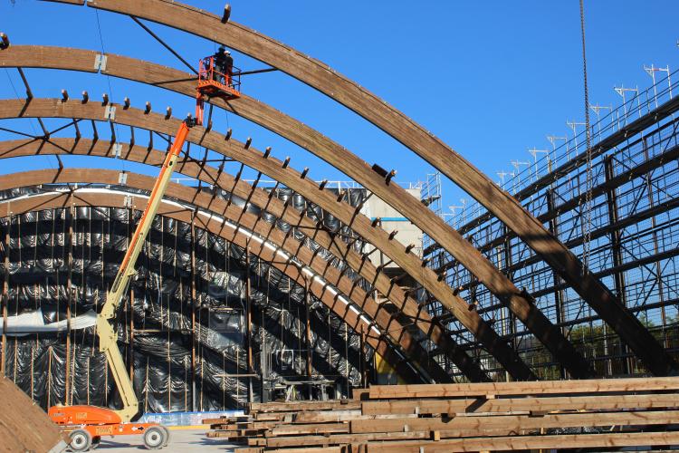 Expertise au sujet de la qualité d'anciens cintres en bois lamellé-collé