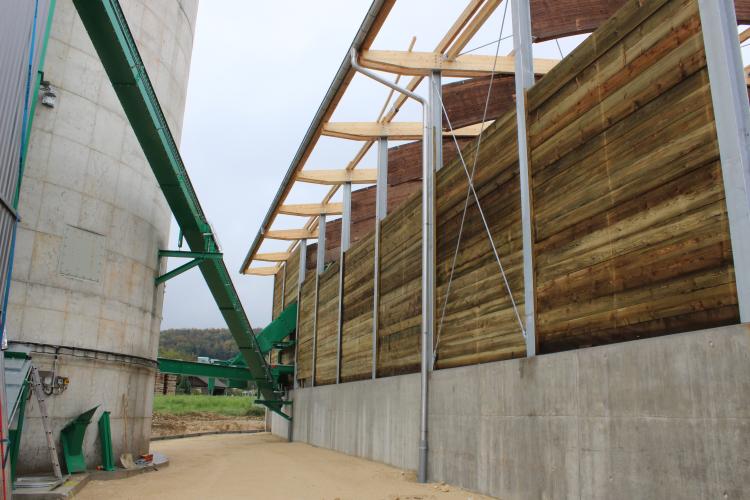 Planification de la structure d'une halle de réception de matière, Vendlincourt