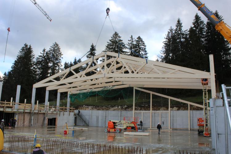 Construction d'une double halle de gym à Saignelégier