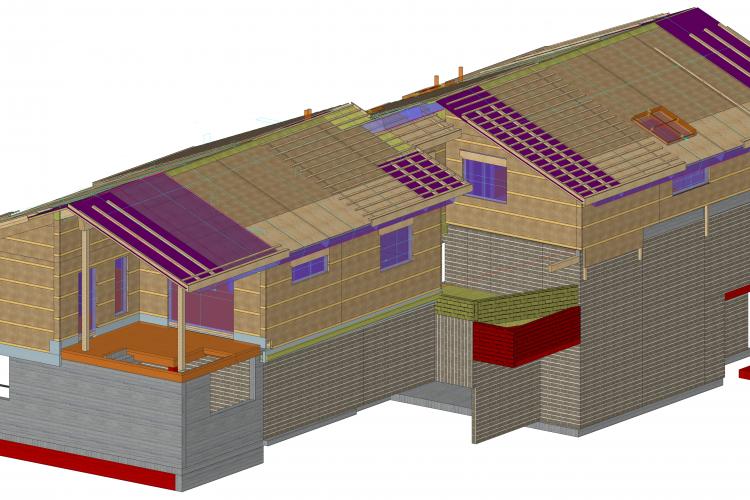 Rénovation avec surélévation d'un bâtiment existant à Saignelégier